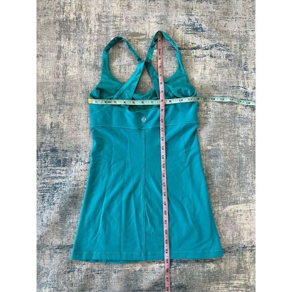 Lululemon Practice Daily Tank in Surge / Teal Size 4 - Picture 5 of 6